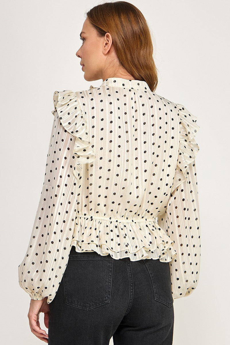 POLKA DOT TOP
