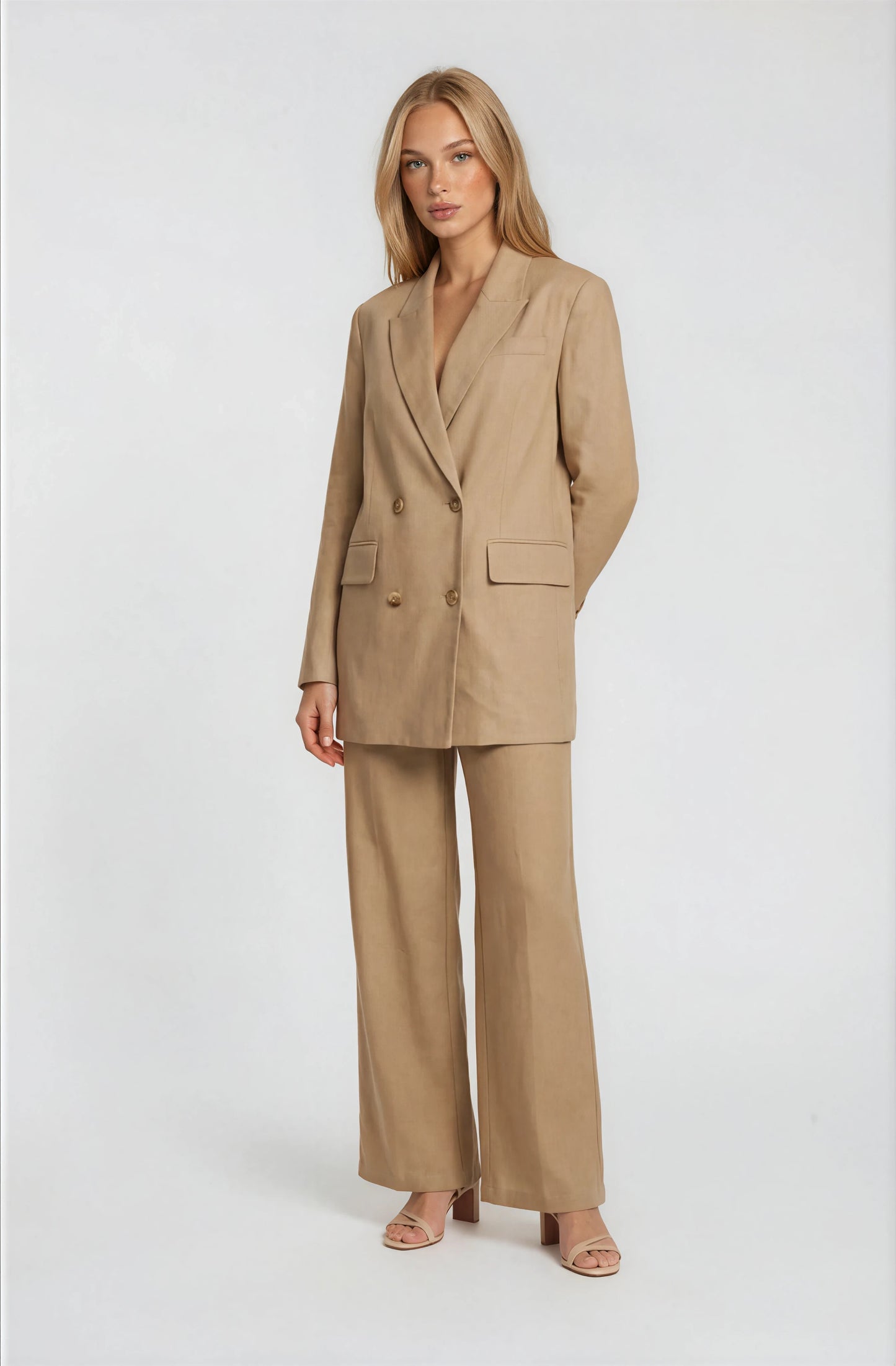 WIDE LEG CASUAL PANTS