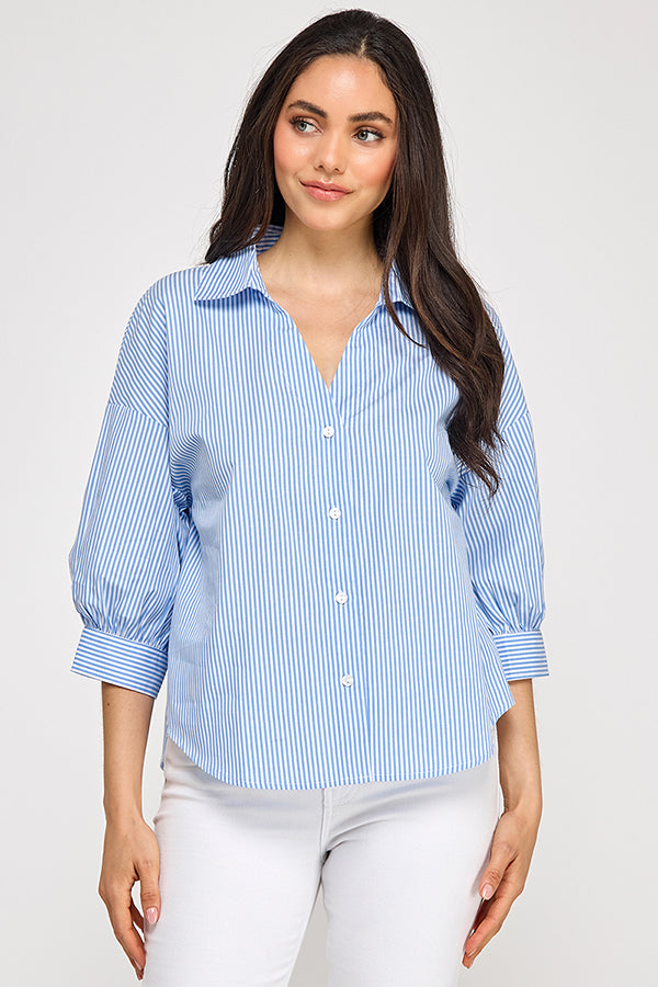 BLOUSON ELBOW SLEEVE SHIRT