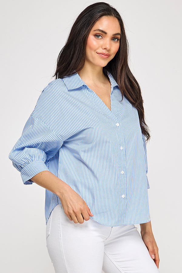 BLOUSON ELBOW SLEEVE SHIRT