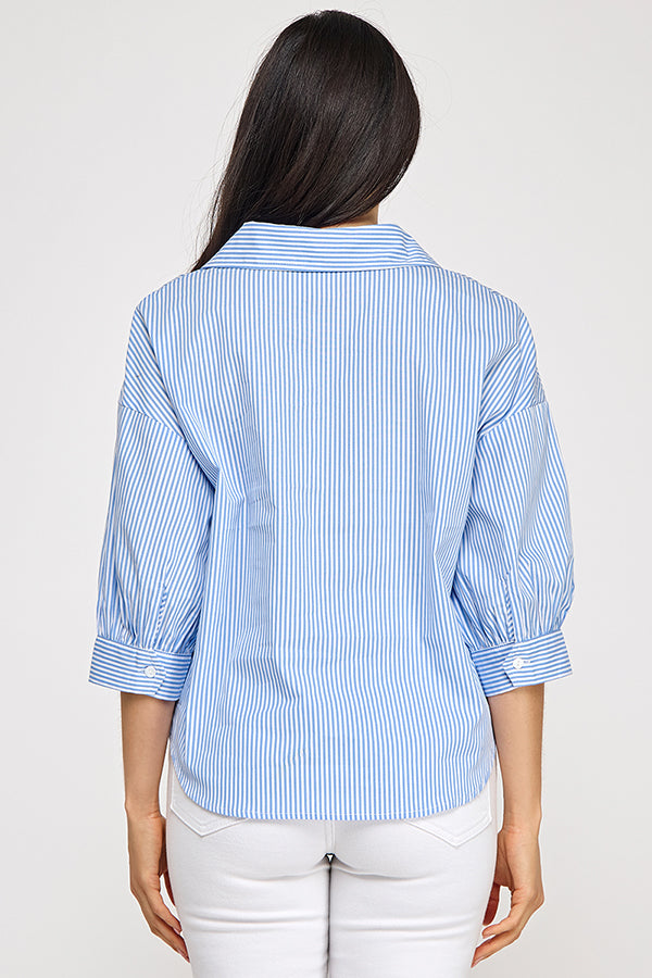 BLOUSON ELBOW SLEEVE SHIRT