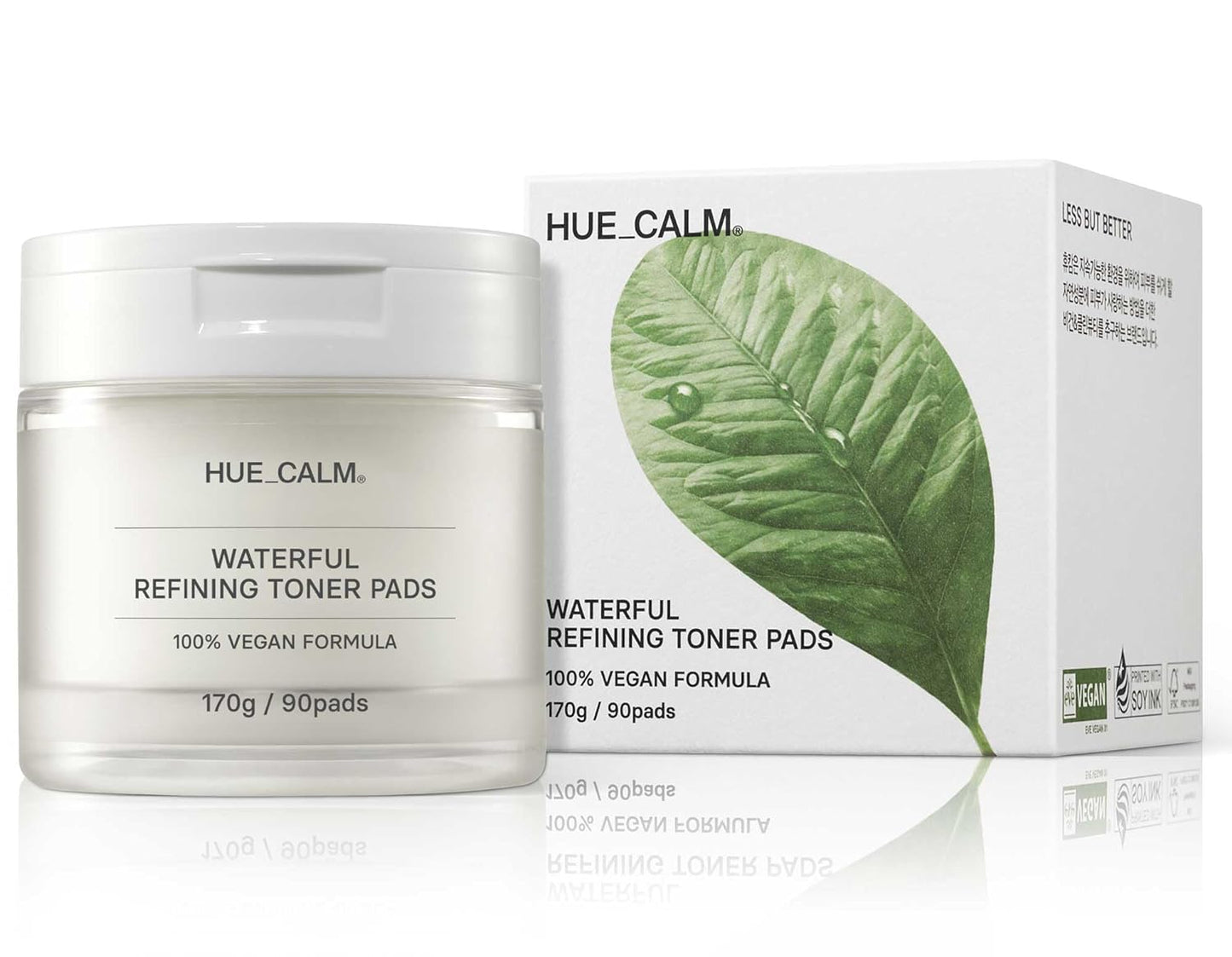 HUECALM WATERFUL REFINING TONER PADS