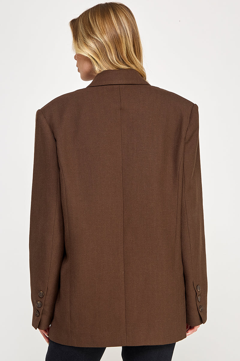 TJ-10409-6 DOUBLE BREASTED BLAZER