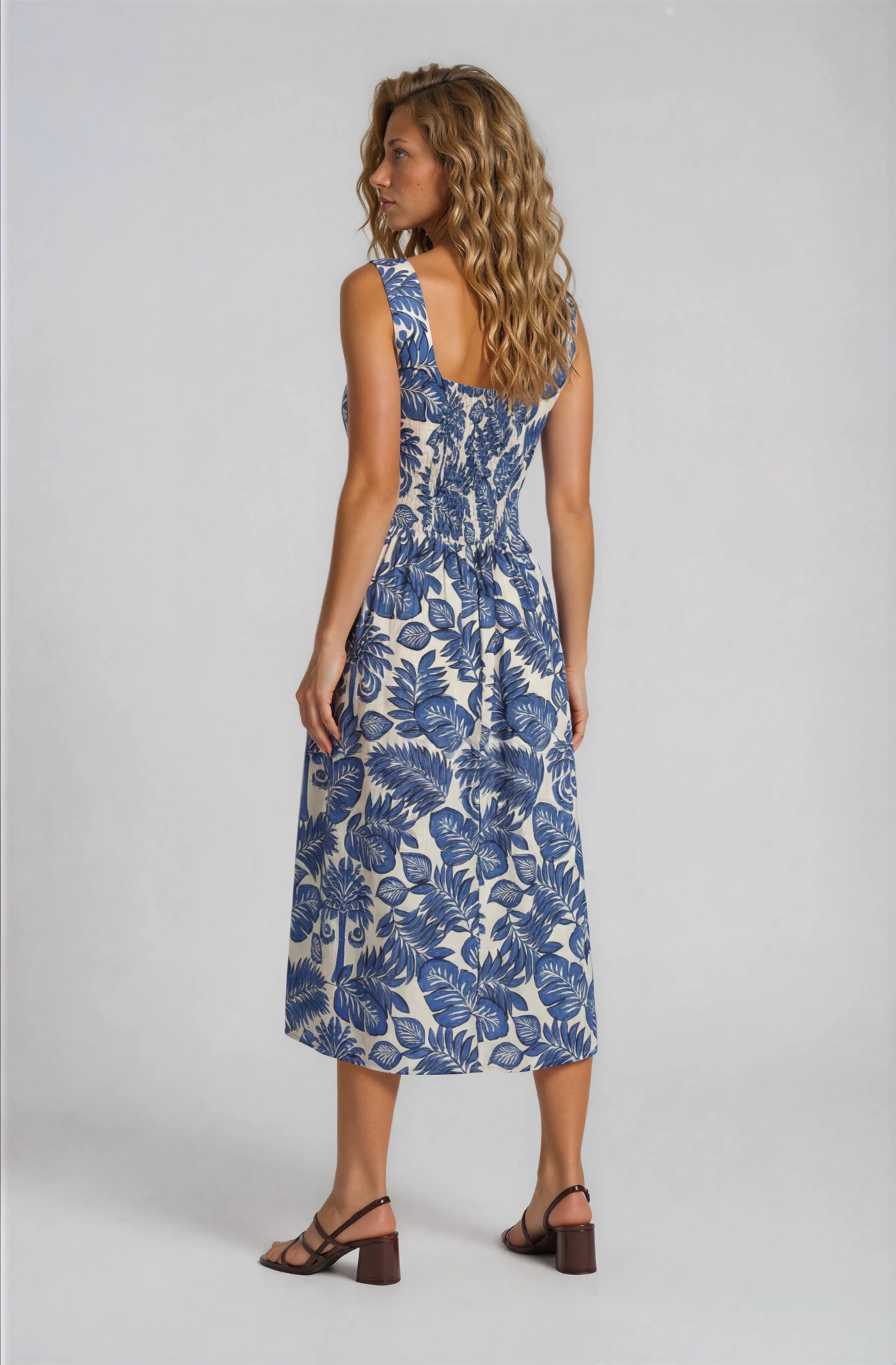 TROPICAL PRINTED DRESS