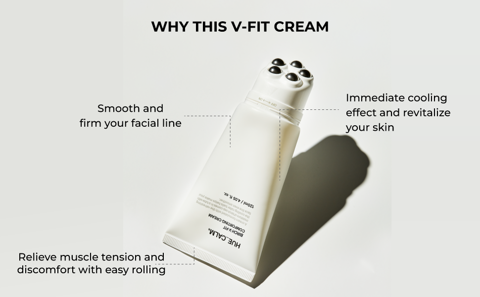 HUECALM BIRCH V-FIT COMFORTING CREAM ROLLER