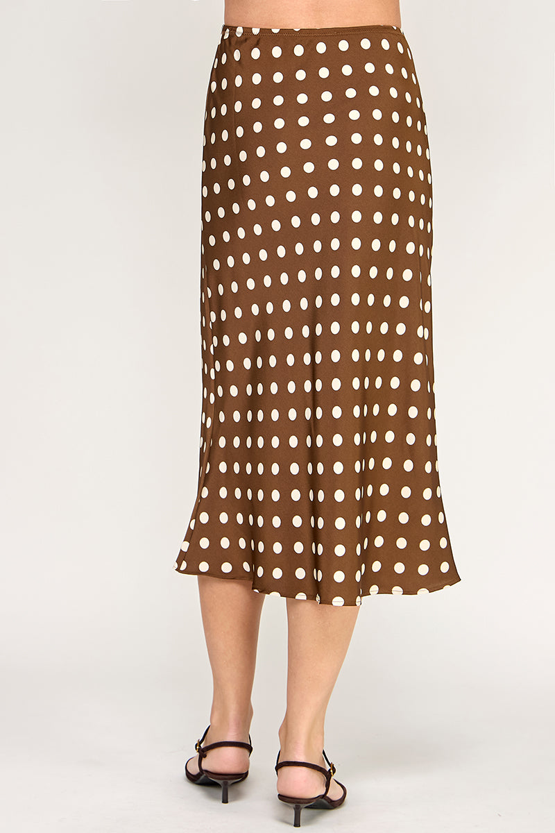POLKA DOT MIDI SKIRT