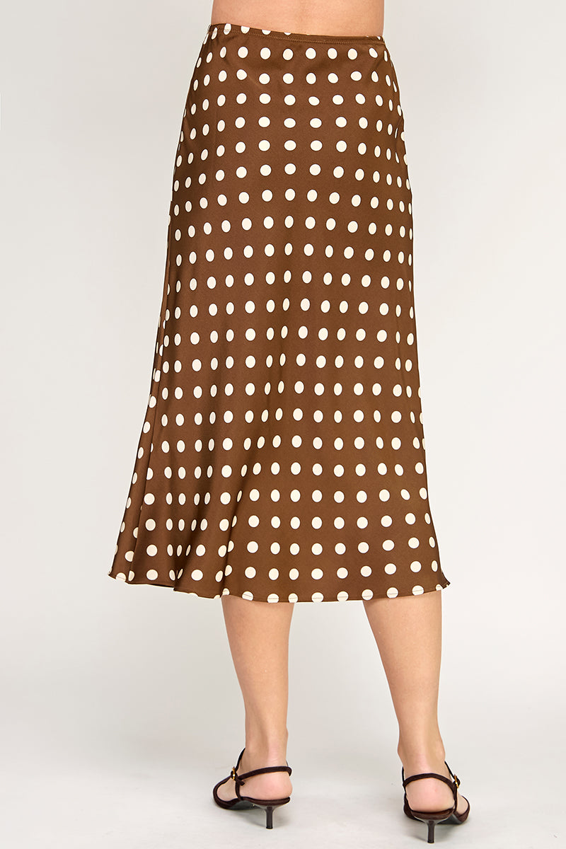 POLKA DOT MIDI SKIRT