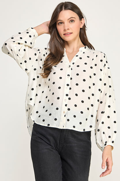POLKA DOT TOP