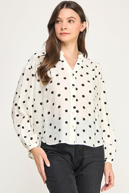 POLKA DOT TOP