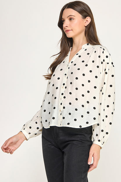 POLKA DOT TOP
