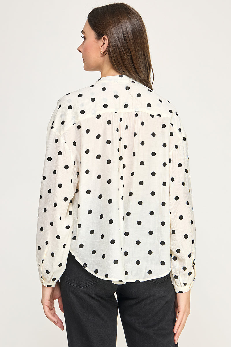 POLKA DOT TOP