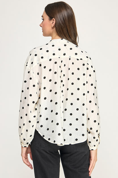 POLKA DOT TOP