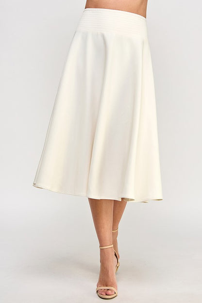 FLARE MIDI SKIRT