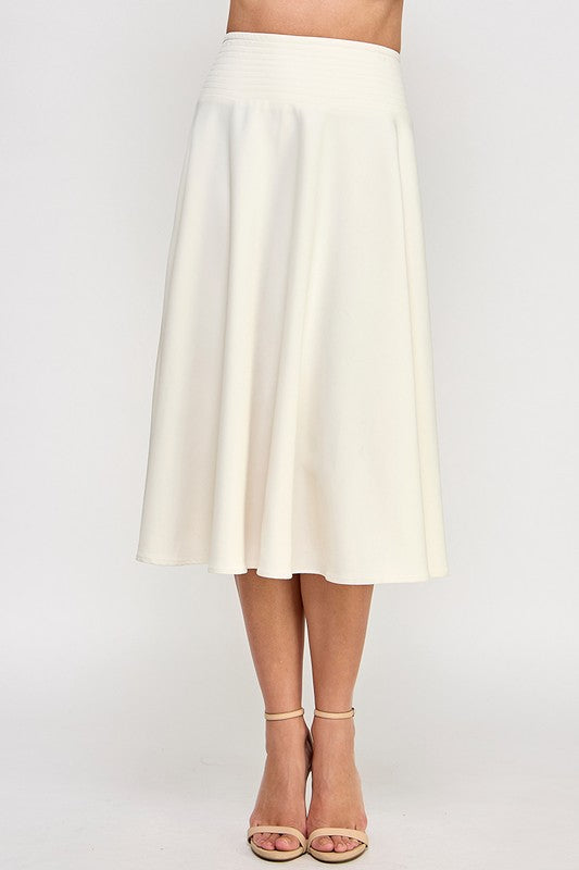 FLARE MIDI SKIRT