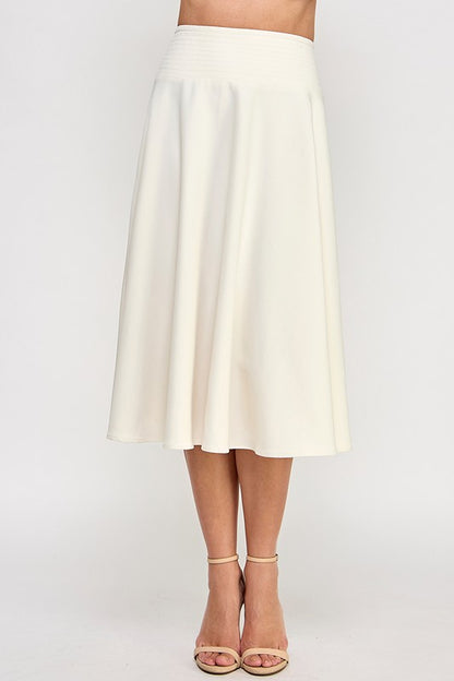 FLARE MIDI SKIRT