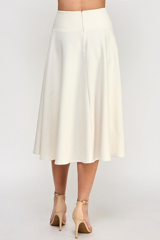 FLARE MIDI SKIRT