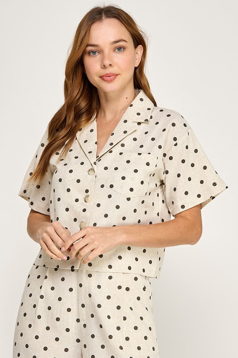 POLKA DOT TOP