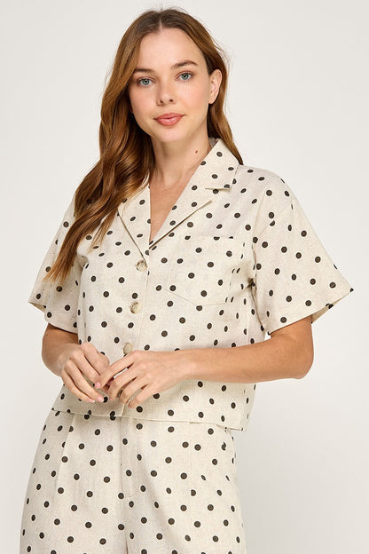 POLKA DOT TOP