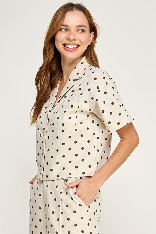 POLKA DOT TOP