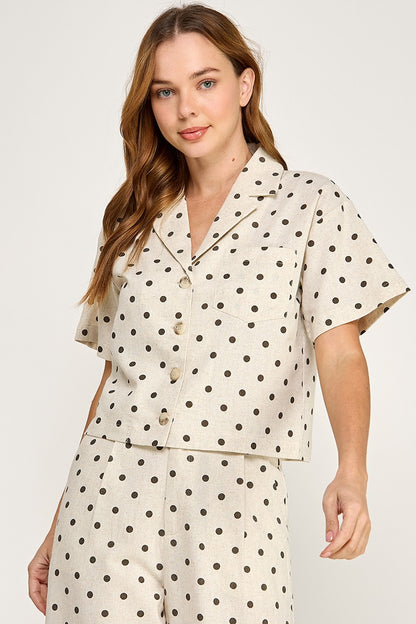 POLKA DOT TOP