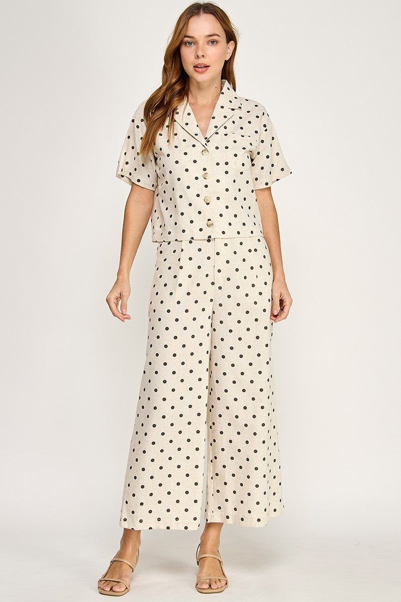 POLKA DOT TOP