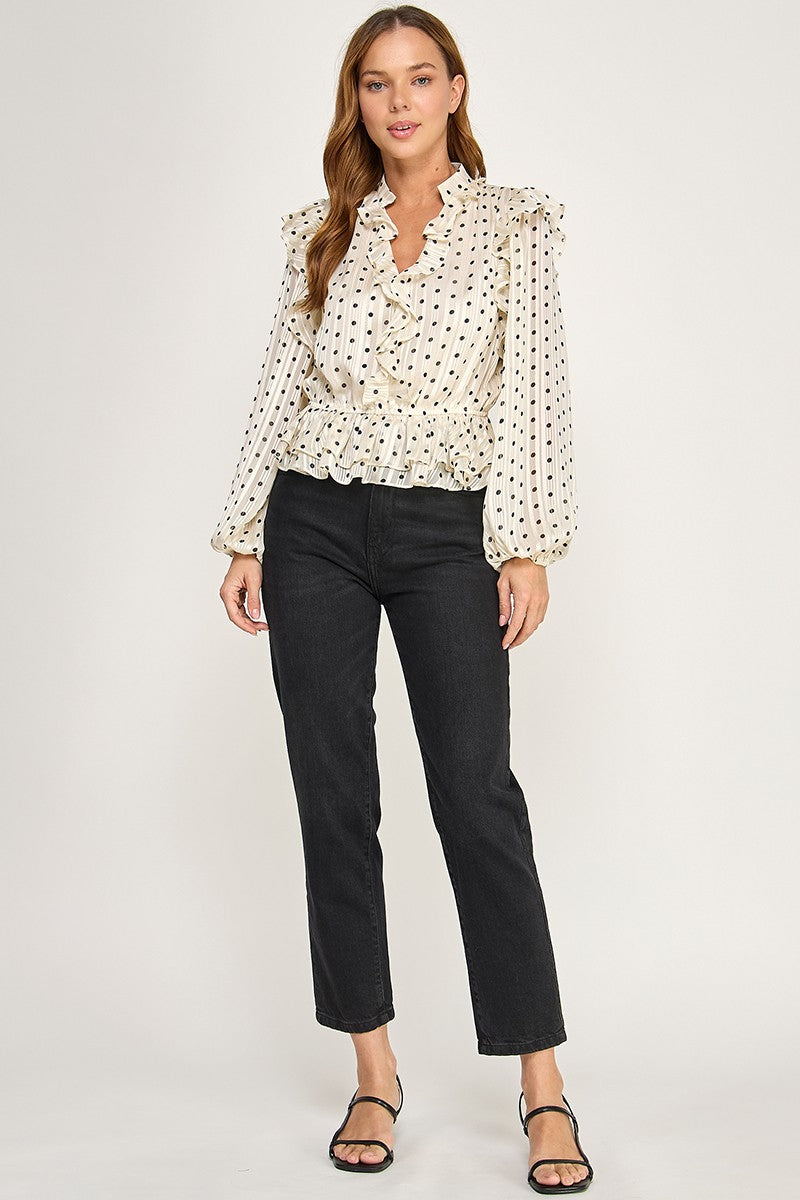 POLKA DOT TOP