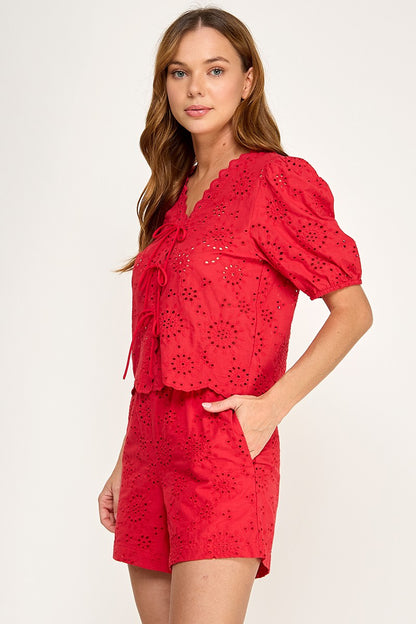 EYELET SHORT