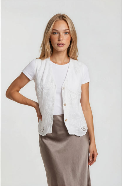 EMBROIDERED VEST