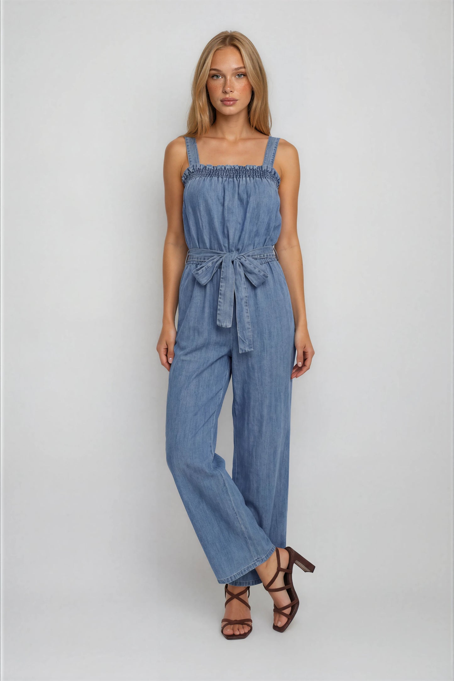 BELTED JUMPSUIT