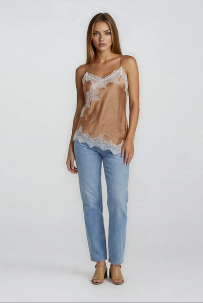 LACE TRIM CAMISOLE