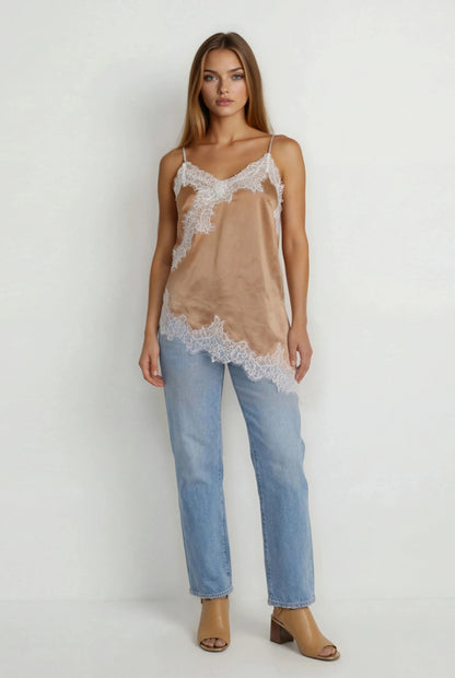LACE TRIM CAMISOLE