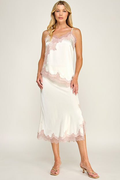 LACE TRIM CAMISOLE