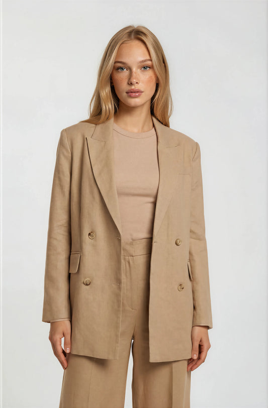 TJ-10409-6 DOUBLE BREASTED BLAZER