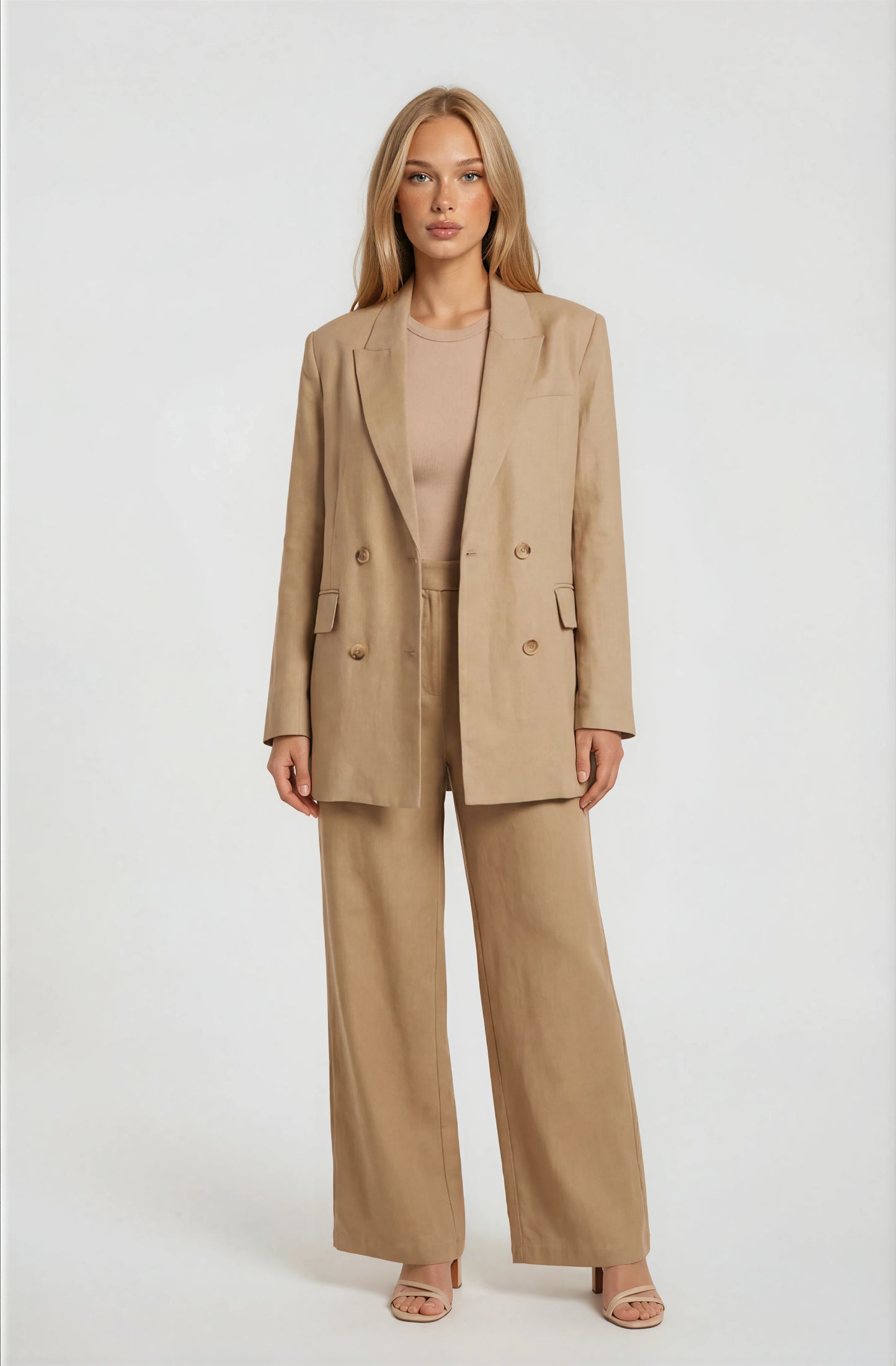 WIDE LEG CASUAL PANTS