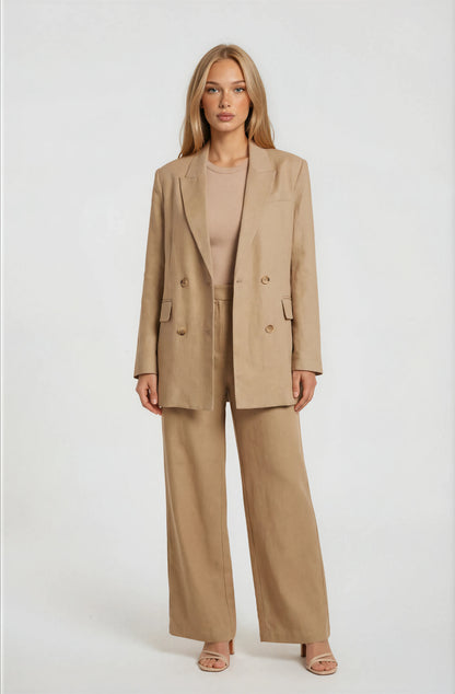 WIDE LEG CASUAL PANTS