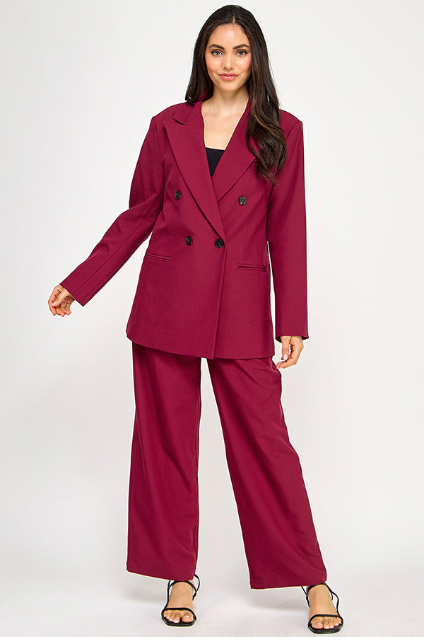 OVERSIZED DOUBLE-BREASTED BLAZER