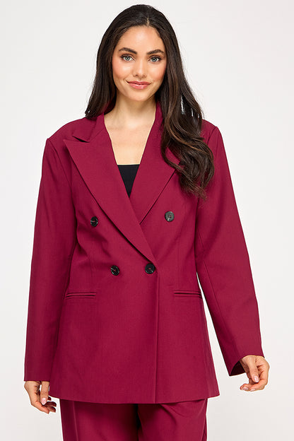 OVERSIZED DOUBLE-BREASTED BLAZER