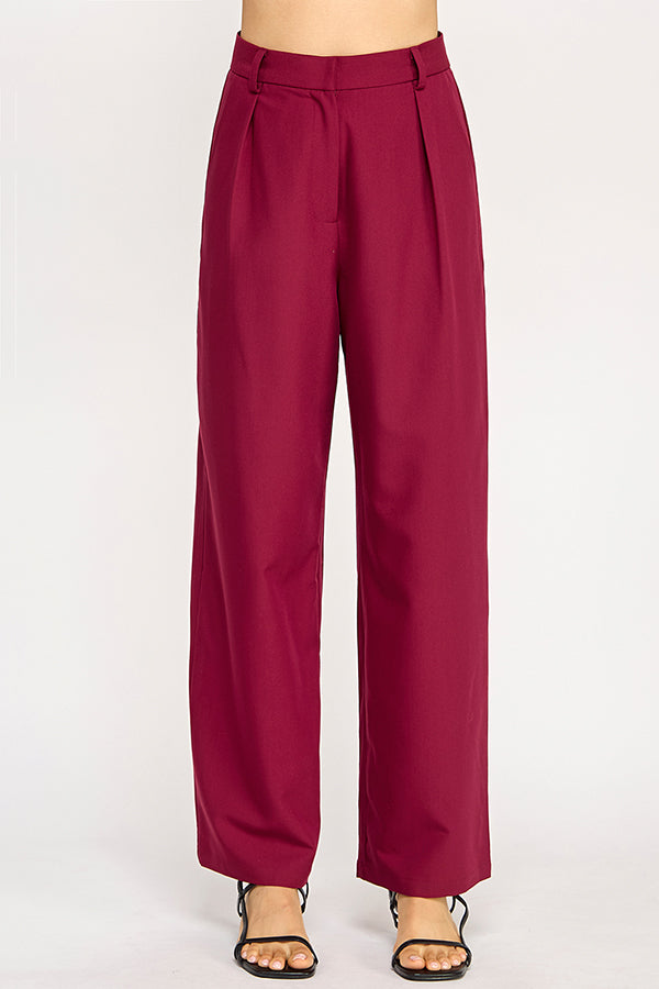 TAILORED WIDE LEG TROUSER
