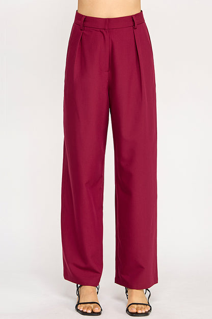 TAILORED WIDE LEG TROUSER