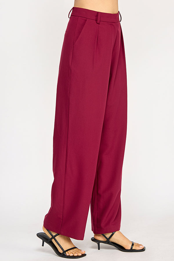 TAILORED WIDE LEG TROUSER