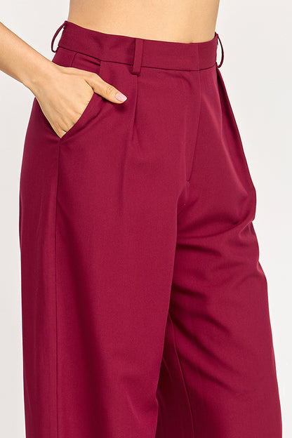 TAILORED WIDE LEG TROUSER