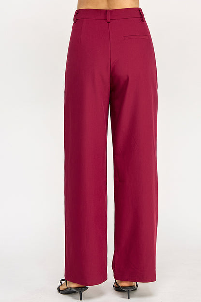 TAILORED WIDE LEG TROUSER