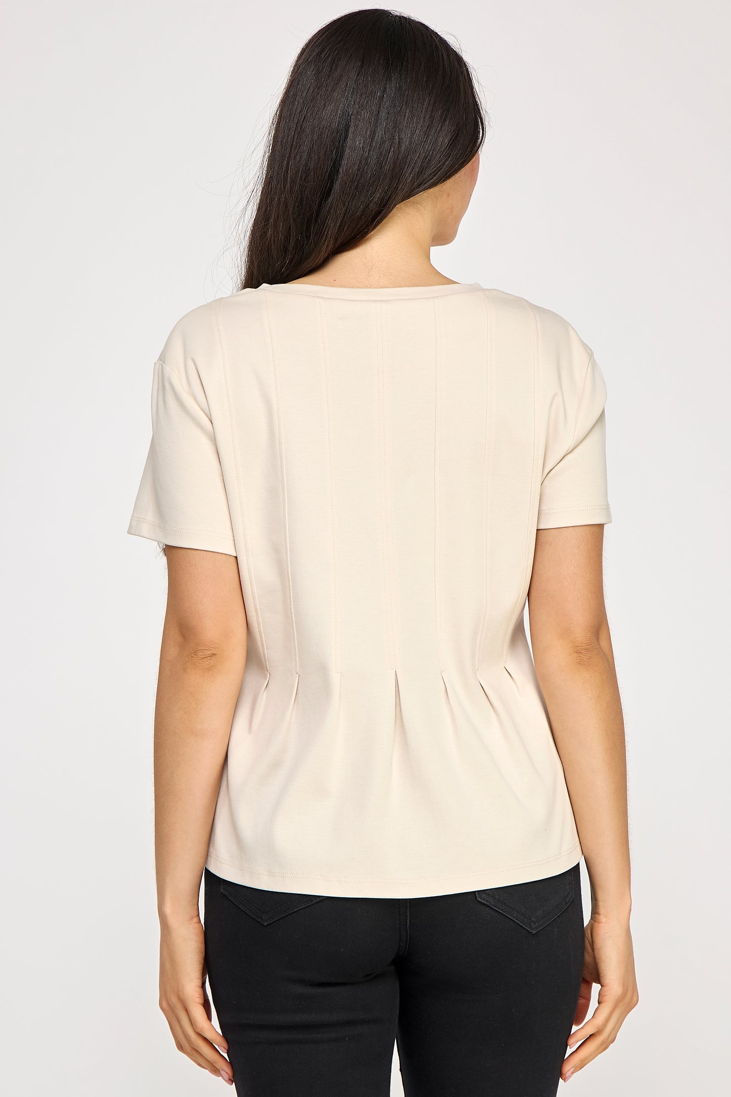 PLEATED SWING TEE