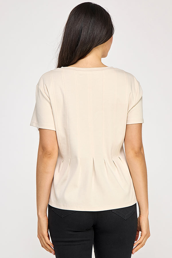 PLEATED SWING TEE