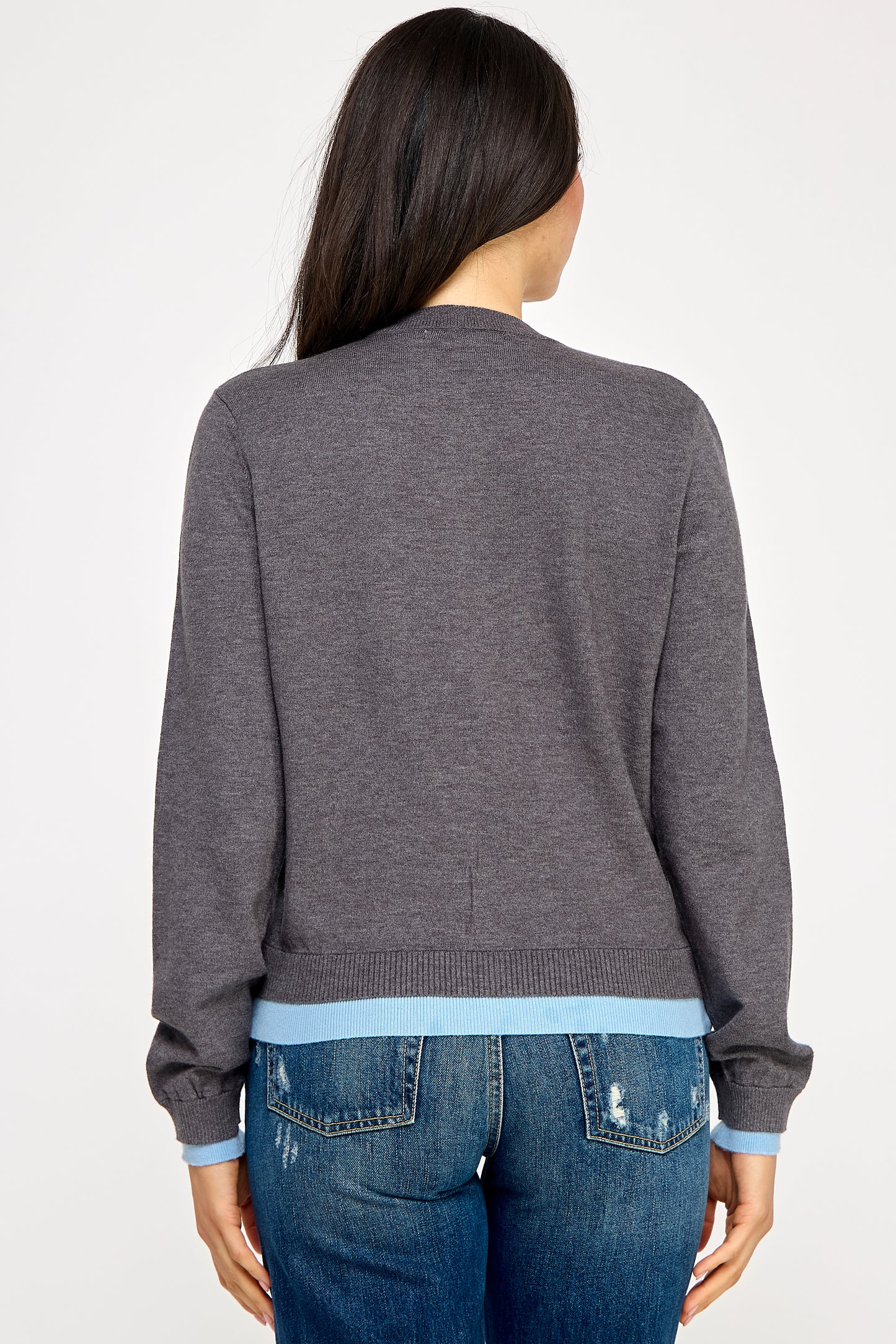 LONG SLEEVE FITTED CARDIGAN