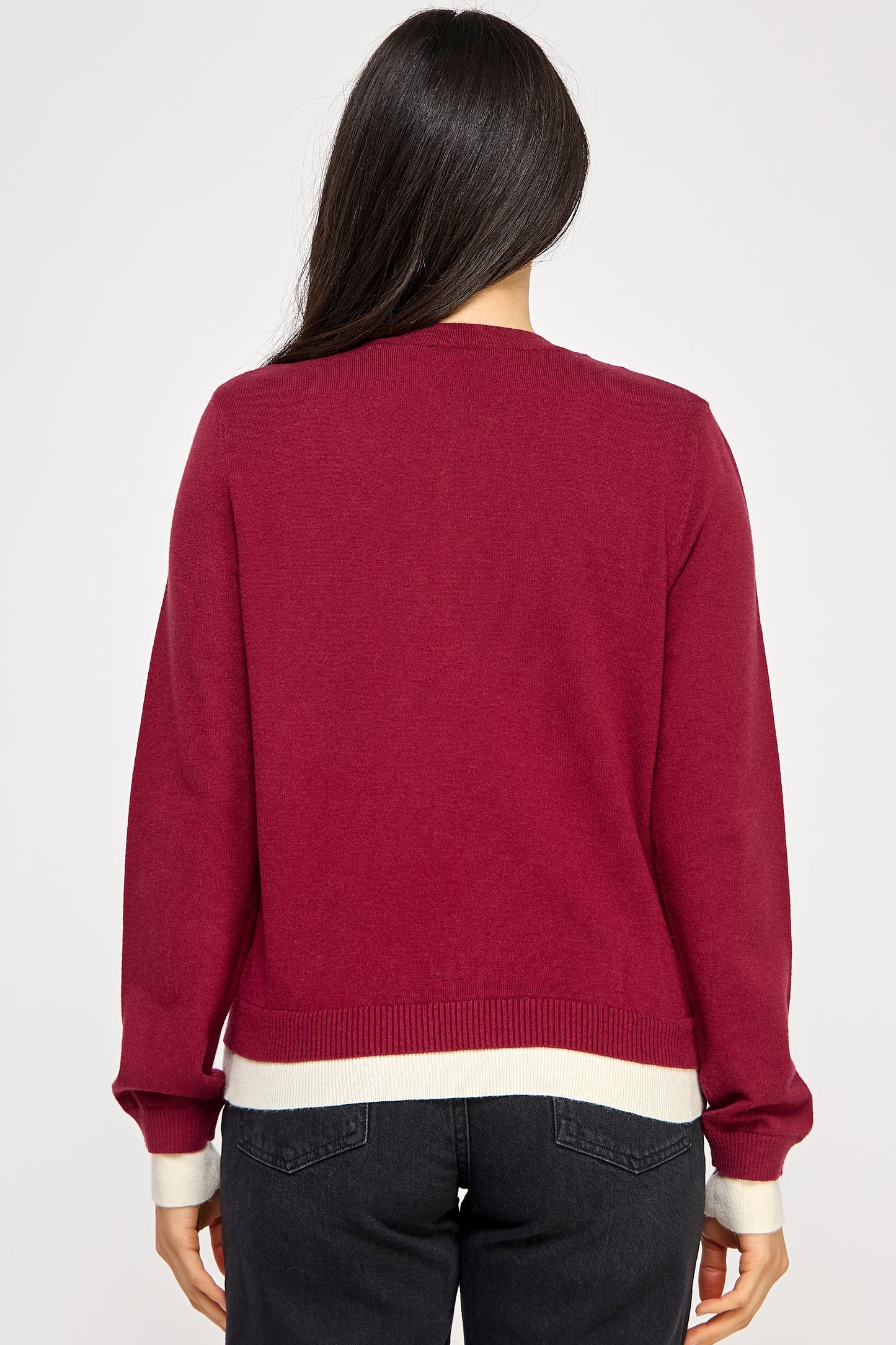 LONG SLEEVE FITTED CARDIGAN