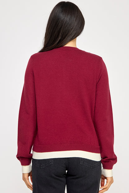 LONG SLEEVE FITTED CARDIGAN