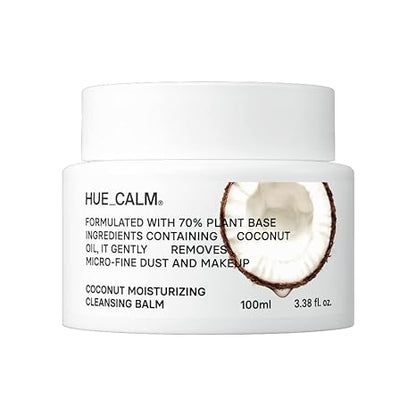 HUECALM VEGAN-COCONUT MOISTURIZING CLEANSING BALM