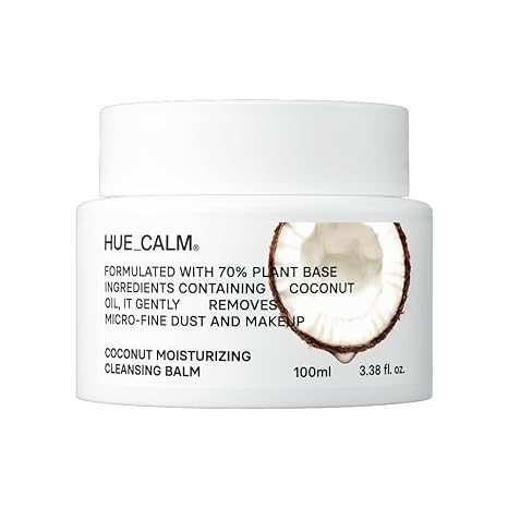 HUECALM VEGAN-COCONUT MOISTURIZING CLEANSING BALM