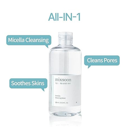 MIXSOON CENTELLA CLEANSING WATER-300ml